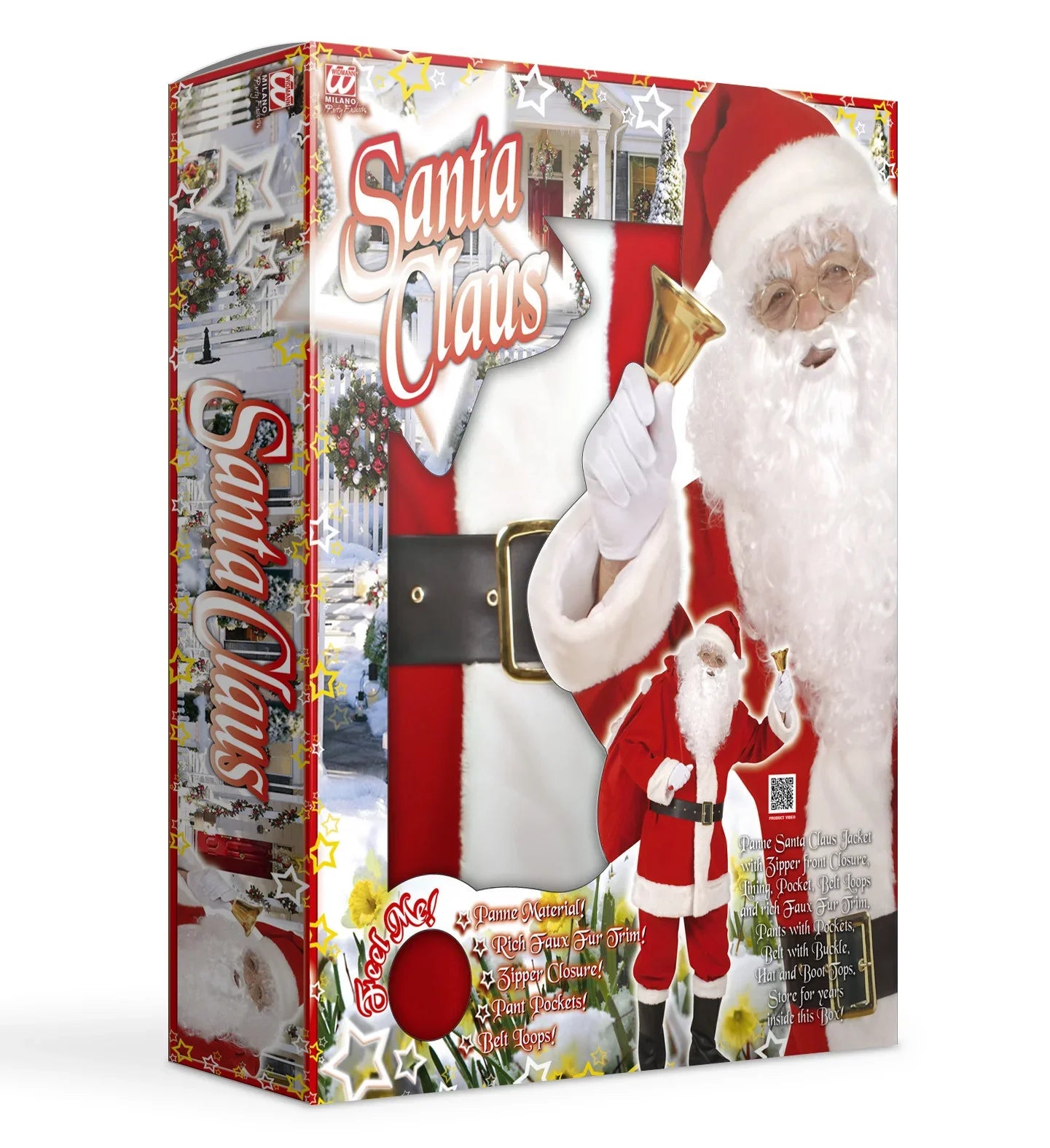 Disfraz de Papa Noel Super Lujo Navidad Widmann